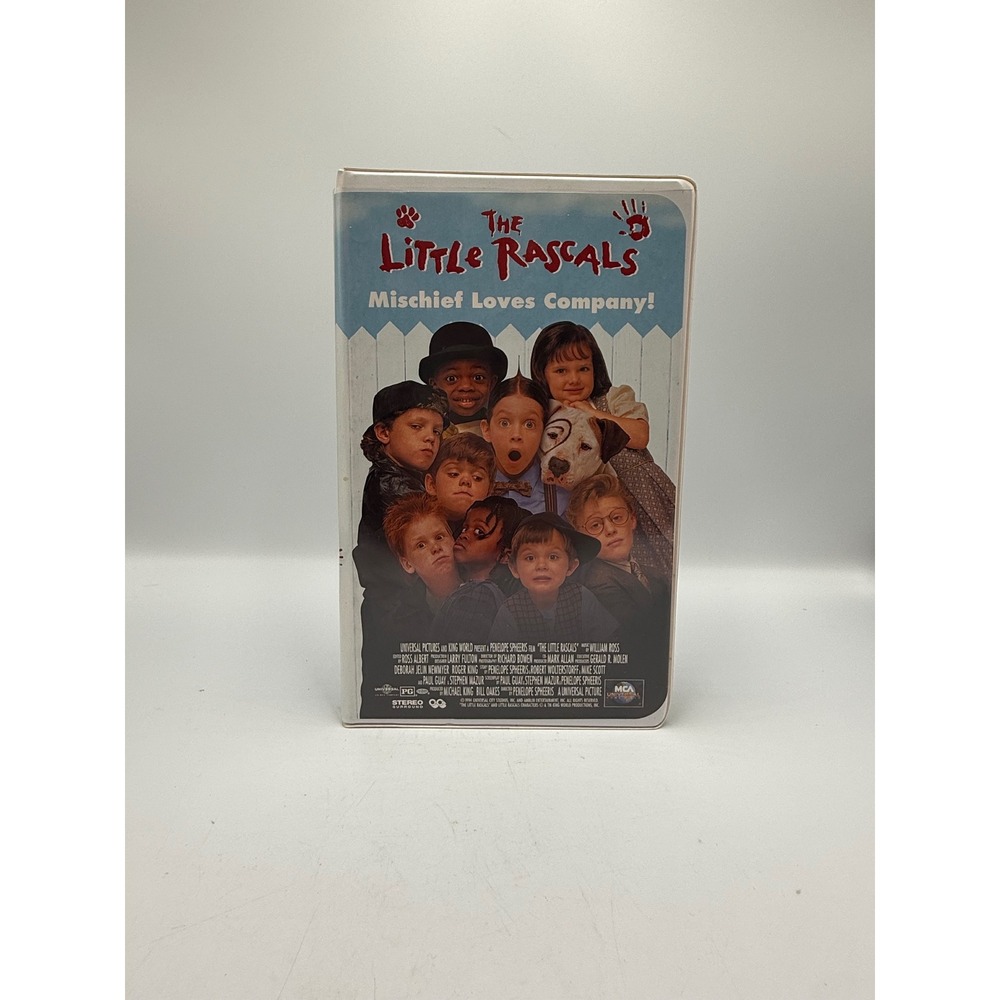 The Little Rascals VHS 1994 Movie MCA Universal‎ Home Video Clamshell Case 82144